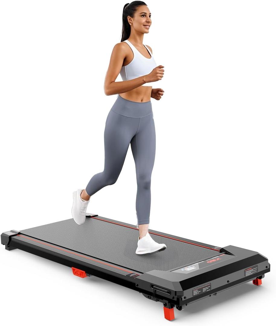 Treadmill for Kids with Handle Bar, XBD Incline Walking Pad Workout Equipment with LED Display, Toddler Treadmills for Home Boys Girls Ages 4+ 150Lbs Capacity (Black)