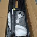 7 Inch Twin Metal Box Spring with Round Corners - 3000 lbs Capacity, High Profile Heavy Duty Mattress Foundation with Steel Slats, Noise-Free, Easy Assemble, Black