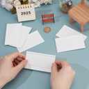 OLYCRAFT 6 Pcs Mini House Wainscoting 1:12 Scale Wainscot Interior Paneling Plastic Miniature Wall Panel Mini Wainscoting Wall Cladding for Minihouse DIY Miniature Ornaments for Miniatures Scene Model