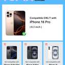 Kawaii 3D Teddy Bear Phone Case for iPhone 16 Pro (with Retractable Phone Stand & Grip) Cute Girly Cartoon Soft Silicone Phone Cover for Girls, Kids, Teens, and Women, Brown