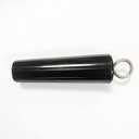 GRILLJOB Premium Insulated Grill Rotisserie Spit Rod Handle with Ring, Thread Size M8, Fits: 5/16" 8mm Square Spit Rod