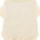 Cozy and Functional Dog Shirts for Small Puppies: Stretchable Beige Attire with Easy-On Design, Ideal for Chihuahuas and Yorkies - Enhance Comfort and Playfulness on Chill Days XX-Small (XXS-(0.3~0.8lb) | Chest(~9.5"))