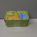 2 x Plant Labels 200 Pcs Yuanling T-Type Plastic Garden Tags Waterproof Plant Sign Stakes Nursery Garden Makers for Seedlings Flower Vegetables Herb Potted Belt Permanet Marker Pen (Blue)