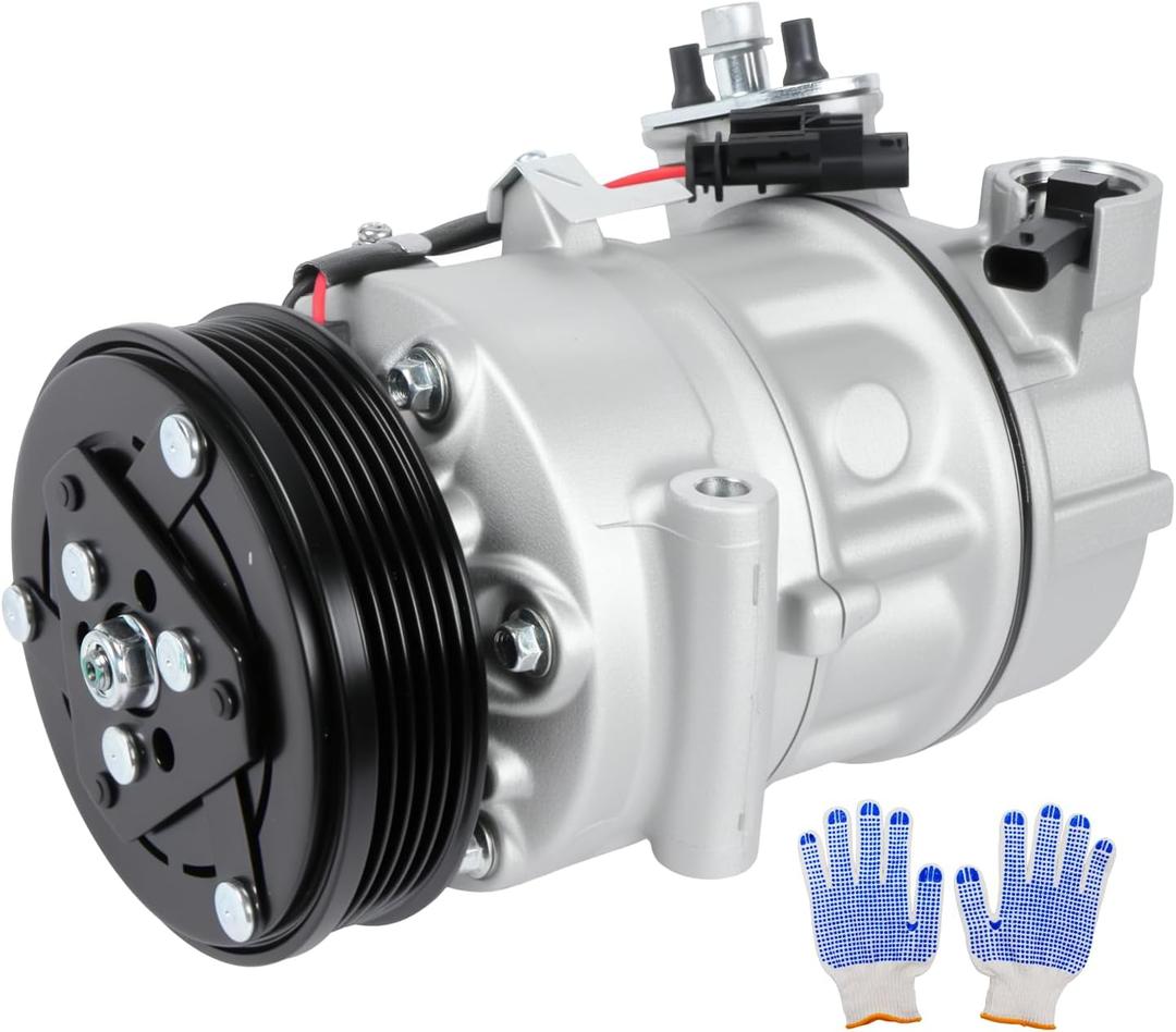 AC Compressor with Clutch Fit for Cruze 1.4L 2012 2013 2014 2015 | For Cruze Limited 2016, Fast Cooling Air Conditioning Compressor OE 157271