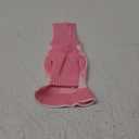 Dog Sweater Dress Plaid Knitwear for Small Medium Dogs Warm Puppy Pet Turtleneck Stretch Pullover Cute Fall Winter Vest Clothes with Leash Hole for Christmas (Pink, 2XS)