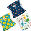 CuteBone Belly Wrap Male Dog Washable Puppy Diapers Reusable Doggie Diapers Medium 3pcs a Pack DM02M