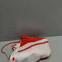 36 Inch Red Swirl Christmas Tree Skirt Sweet Candy Cane Red and White Ornaments Home Party Decoration (Medium)