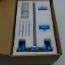 Portable Drill Guide, Multi Angle Drill Guide for Straight Holes, Self-Centering Pins, Drilling Jig w/Chuck & Key, Adjustable Angle from 0 to 60, Chuck Clamping Range for 1/16-1/2" (1.5-13mm)