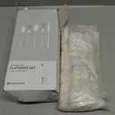 KINGSTONE Silverware Set, 20 Piece Flatware Cutlery Set for 4, 18/10 Stainless Steel Silverware Mirror Polished Dishwasher Safe for Home, Restaurant, Wedding, Party(Silver, 20 pieces for 4)