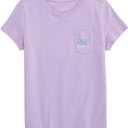 Vineyard Vines Girls' Short Sleeve Pocket Tee (Toddler/Little Kids/Big Kids) (Purple), Size 6