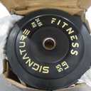 Fitvids 2-Inch Olympic Rubber Weight Plates Sets, Bumper Plates Set with Barbell for Strength Training, 180-390 Lbs Multiple Options (Black)