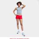 Soffe Women's Womens Authentic Cheer Shorts, 3 Inseam, 2 Pack (Red, M)