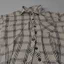 Oversized Womens Flannel Plaid Soft Flannel Button Down Shirt Roll Up Long Sleeve Flannel Plaid Shirt Blouses Women L