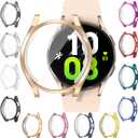 [12 Pack] YUVIKE Watch Screen Protector Compatible with Samsung Galaxy Watch 5 40mm and Galaxy Watch 4 40mm, Soft TPU Watch Case Full Protective Cover for Galaxy5&4 FE Smart Watch 40mm