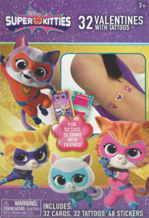 32 Valentines With Tattoos Pack Of 2