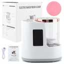 Electric Makeup Brush Cleaner Machine, 3 in 1 Automatic Makeup Brush Cleaner with Brushes Dryer for Most Size Beauty Brushes Set(White,Size:6.8inch)