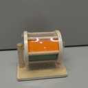 Montessori Baby Toys Play Kit Montessori Mirror Peekaboo Knob Puzzle, Medium Spinning Drum and Rainbow Fabric Ball Kit Toys for 6-12Months Toddlers