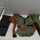 ReliBeauty Kids Archer Costume Boys Girls Hunter Costume with Cape, Green, (12/160)