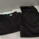 WIHOLL Lounge Sets for Women 2 Piece Travel Vacation Outfits Fall Sweatsuit Tracksuit (Small, Black)