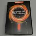 Compressed Air Duster, 260000RPM Cordless Electric Air Blower with Brushless Motor, 3-Speed Adjustable & Rechargeable  Powerful Dust Cleaner for Keyboard, Computer, Car, Outdoor, Air Bed (Black)