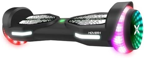 Hover-1 All-Star Hoverboard 7MPH Top Speed, 7MI Range, Dual 200W Motor, 5HR Recharge, 220lbs Max Weight, LED Wheels & Headlights