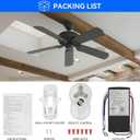 Universal Ceiling Fan Remote Control Kit, 3-Speed Fan and Dimmer Light Control, Easy DIY Install, Replacement for Hunter Hampton Bay Harbor Breeze Litex and More Brands (Models 99122, 99123, 99600)