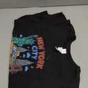 New York City Icons Cartoon Style Kids Trip Travel Souvenir T-Shirt, M