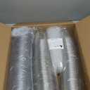 110 Pack 12 oz Clear Plastic Cups with Lids and Straws, Small Disposable Iced Coffee Cups To Go, BPA-Free Cold Drink Cups for Espresso, Juice, Kids Drinks