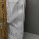 Whitmor MDF, Wood, Steel Wall Mounted Drying Rack for Storage, White