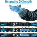 75 ft Expandable Garden Hose - Ultra Flexible,Durable Collapsible Latex Core & Solid Brass Fitting, No Kink-Free Expanding Garden Pipes Hose - RV, Gardening Marine and Camper Water Garden Hoses
