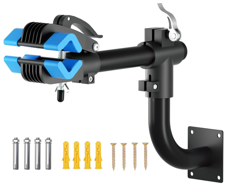 Urban Deco Bike Repair Stand Bench Mount Bike Stand Wall Mounted Bike Work Stand Bicycles Maintenance Rack Bike Clamp for Road Mountain Bike,Road Bike (13.6 inch Curved)