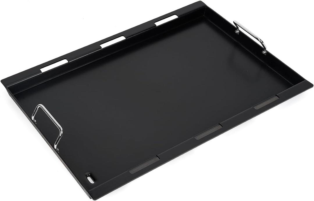 Stanbroil Full Size Griddle Insert for Weber Genesis II & LX 300 Series Gas Grills, Ceramic Coated Flat Top Griddle for Weber Genesis 310 315 335 340 345 & 325s - Black