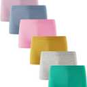 Boboking Soft Cotton Girls' Panties Boyshort Little Girls' Underwear Toddler Undies (2, Yellow/P25)