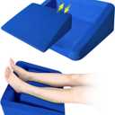 Foam Heel Protectors for Pressure Sores, Foot Elevation Pillow Ankle, Heel Protector for Bed Sores, Offloading Pillow Heels Cushions for Heel Pain Relief, Foot Elevator Wedge Pillow for Sleeping