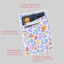 Phone Wallet, Leopard Pattern, Faux Leather, 2-Card Slot, Magnetic Closure, Unisex-Adults