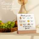 Thank You Teacher Ceramic Plaque Gifts - Teacher Appreciation Gifts for Women, Men, New Teachers, Daycare, Preschool, Kindergarten - Retirement, First Day, Back To School, Birthday Sign Keepsake Ideas