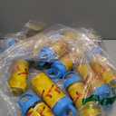 12 Pack Softball Cooling Towels, Softball Ice Towels for Neck, 40"x12" Breathable Chilly Towel with Plastic Container, Microfiber Sport Towel for Players Team Gift Sport Party Favors (Yellow)