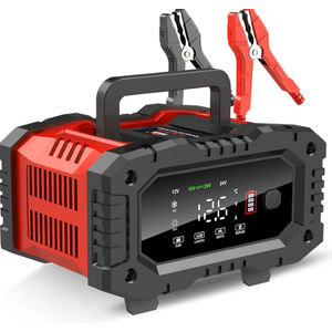 YONHAN Battery Charger 20A 12V/24V LiFePO4 Lead Acid Fully Automatic Battery Maintainer, Car Battery Trickle Charger Automotive w/Repair, Winter Mode, for AGM, STD, Gel, Deep Cycle Batteries