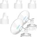 Flange Inserts for Spectra, Spectra Replacement Pump Parts for S1/S2/9 Plus, Not Original Accessories, Breast Pump Parts Include 2-Pack17MM Flanges and 4-Pack Duckbill Valves