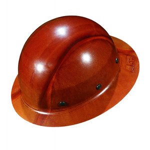 AFP Fiber Full Brim Hard Hat | 6 Point Ratchet Suspension | OSHA & ANSI Rated Glass G