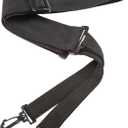 D'Addario Accessories Banjo Strap with Clips - Strap for Banjo - Banjo Accessories - Nylon - Black,Standard,50BNJ000