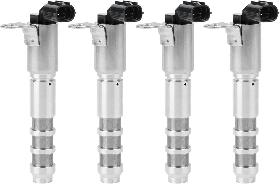 4 PCS Engine Variable Valve Timing (VVT) Solenoid Compatible with Buick GMC Chevy Chevrolet Cadillac Pontiac Saturn Replacement for 12586722 917-219 12588943 OCV Oil Control