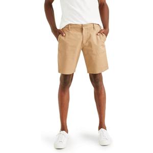 Dockers Men's Ultimate Straight Fit Supreme Flex Shorts (Regular and Big & Tall), New British Khaki, 32