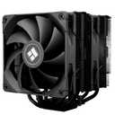 Peerless Assassin 120 Black CPU Air Cooler, 6 Heat Pipes,Dual 120mm TL-C12B PWM Fan, Aluminium Heatsink Cover, AGHP 4.0 Technology, for AMD AM4 AM5/Intel LGA 1700/115X/1851/1200/2066/2011