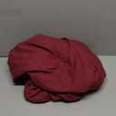 Full Size Flat Sheet - Hotel Quality Top Flat Bed Sheet Only - Ultra-Soft, Breathable & Cooling - Fade & Wrinkle Free - Easy-Care, Stain & Shrink Resistant Bedding - Easy-Fit and Oeko-Tex - Burgundy