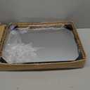 Delma Frameless Mirror Tiles 16"x12"x12 Pcs Wall Mounted, Shatter Resistant Full Length Tempered Glass Panels for Home Gym Bathroom Bedroom & Living Room Decor