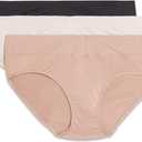 Warner's Women's Blissful Benefits Dig-Free Comfort Waist Moisture-Wicking Microfiber Brief Ru4963w (Large)