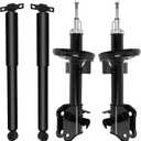 341341 71327 Front Rear Shocks Struts for Honda, OCPTY Shock Absorbers for Honda Fits 2011 2012 for Honda for Odyssey Automotive Replacement Shocks Amortiguadores Quick Struts Auto Shock Sets-4pcs
