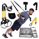TRX All-In-One Home Gym System – Complete Suspension Training Kit for Strength Training, HIIT & Full-Body Workouts at Home or Outdoors, Includes Indoor & Outdoor Anchors