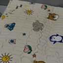 Baby Play Mat, 50x50 Playpen Mat with Super Soft Touch, Activity Mat with Upgraded Anti-Slip Bottom, Machine Washable Crawling Mat for Floor & Picnic(Boho Color Blocks)